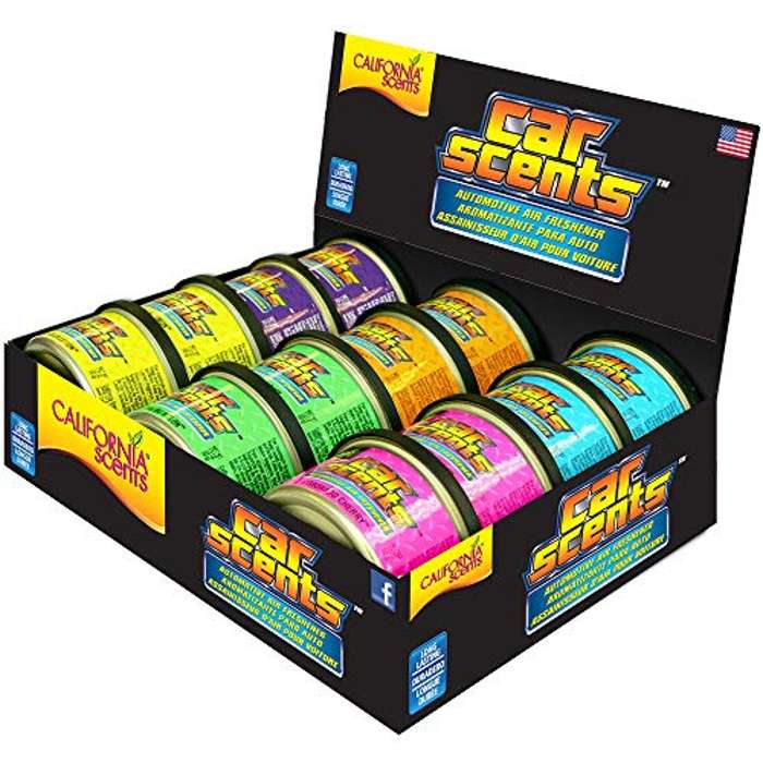 12 ambientadores para coche California Scents