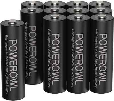  12 Pilas AA Recargables Powerowl