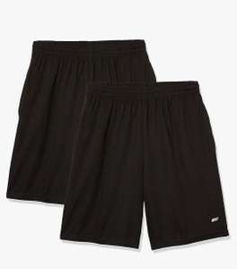 2 unidades Amazon Essentials Pantalón Corto Holgado, técnico y de Estilo Deportivo