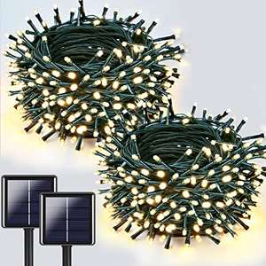 2 x 20 metros Pack luces solares