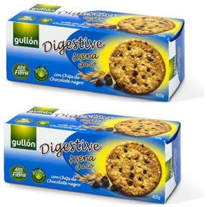 2 x Gullón Galleta Avena Chocolate Digestive, 425g [Unidad 1'64€]