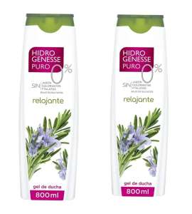 2 x Hidro-Genesse Gel de Ducha Relajante Bote 800 ml [Unidad 1'61€]