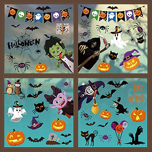 55 pegatinas para ventanas de Halloween