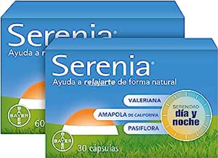 90 cápsulas de Serenia relajante natural