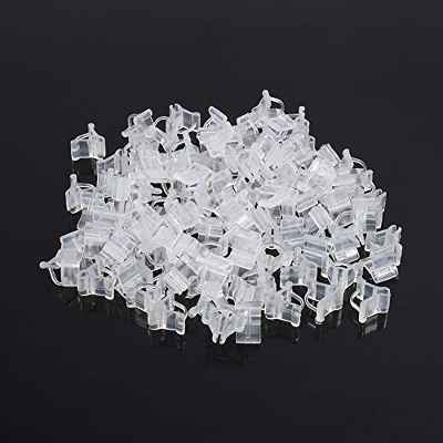 Abrazadera para Plantas 100 Piezas Material PláStico Plantas Pinza para Injerto Adecuado para Plantas De 2,0-4,5 Mm Utilizado En El Proceso para Plantas De Flores InoculacióN