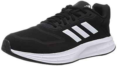 adidas Duramo 10, Road Running Shoe Hombre, Core Black/Cloud White/Core Black, 44 EU