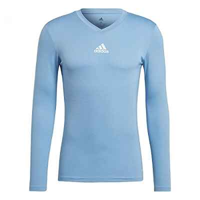 adidas GN7507 Team Base tee Sweatshirt Mens Team Light Blue L