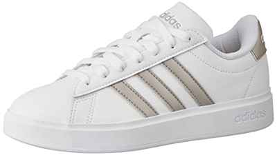 adidas Grand Court 2.0, Sneaker Mujer, FTWR White/Platin Met./Platin Met, 40 2/3 EU