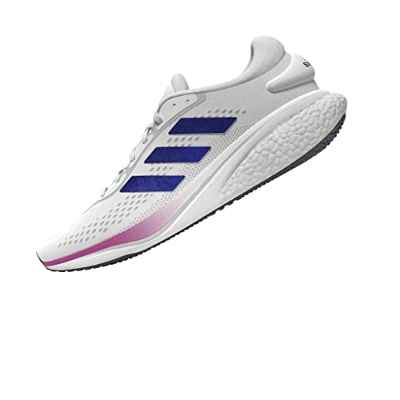 adidas Supernova 2, Sneaker Hombre, FTWR White/Lucid Blue/Lucid Fuchsia, 40 2/3 EU