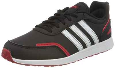 adidas VS Switch 3, Road Running Shoe, Core Black/Cloud White/Scarlet, 40 EU