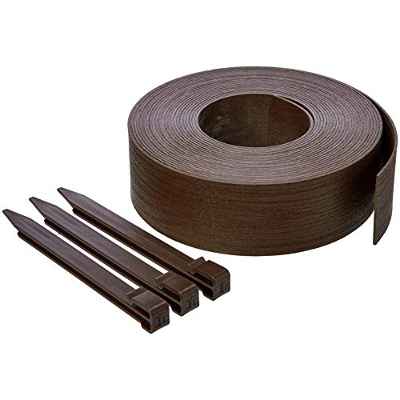 Amazon Basics – Bordura para jardín con estacas, 8 cm
