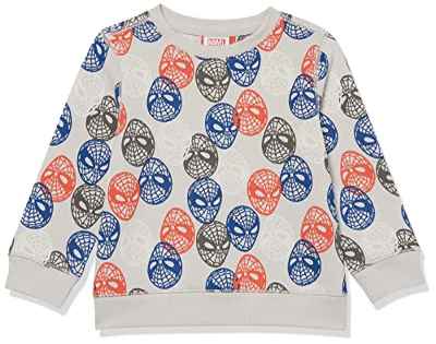 Amazon Essentials Boys' Disney Fleece Pullover Crew Sweatshirts Sudadera, Marvel Spider-Man Print, 4-5 años