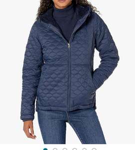 Amazon Essentials Chaqueta Acolchada Ligera con Forro Sherpa y Resistente al Agua Mujer