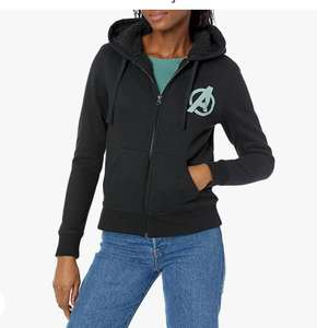 Amazon Essentials Disney | Marvel | Star Wars | Princess Sudadera con Capucha y Cremallera Completa de Forro Polar Mujer (Varias tallas)