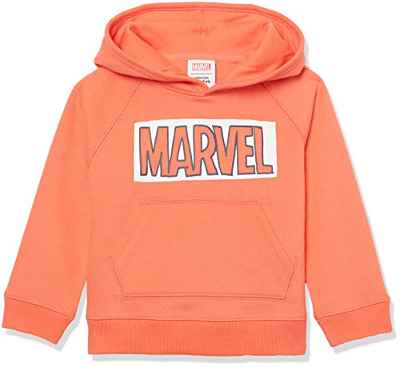 Amazon Essentials Disney Star Wars Princess Fleece Pullover Hoodie Sweatshirts Sudadera con Capucha, Logotipo de Marvel, 6-7 años