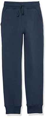 Amazon Essentials - Pantalón de chándal con forro polar para niño, Marino, Medium