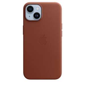 Apple Funda de Piel con MagSafe para el iPhone 14 - Ocre Oscuro