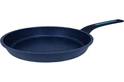 Arcos Serie Thera | Sarten Antiadherente 28 cm | Aluminio Fundido | Apta cualquier cocina | Mango Ergonómico Plástico y Silicona | Sistema ahorro energético | Apta lavavajillas | Color Negro y Azul