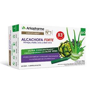 Arkopharma Arkofluido Alcachofa Forte BIO Más Aloe Vera 20 Ampollas + APP DE ASESORAMIENTO NUTRICIONAL 60 DÍAS GRATIS