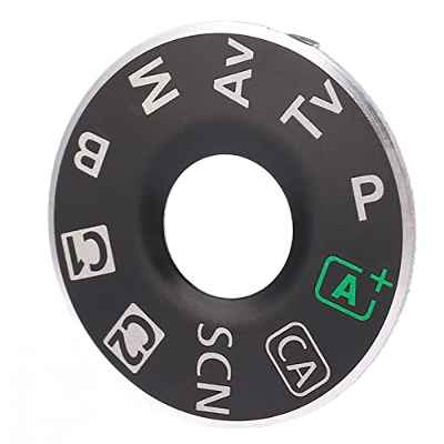 ASHATA Piezas de Cámara, Interfaz de Modo de Placa de Cubierta de Dial de Función de Cámara con Accesorio de Reparación de Película para Cámara 6D