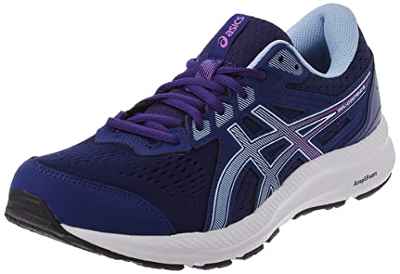 Asics Gel-Contend 8, Zapatillas Mujer, Dive Blue Soft Sky, 40 EU