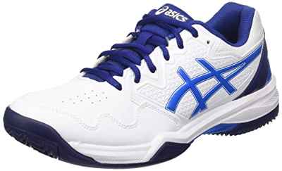 ASICS Gel-Dedicate 7 Clay, Sneaker Hombre, White/Black, 48 EU