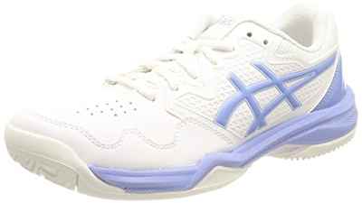 ASICS Gel-Dedicate 7 Clay, Zapatillas Mujer, White Periwinkle Blue, 42 EU