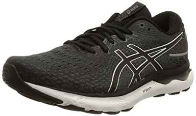 Asics Gel-Nimbus 24, Zapatillas Hombre, Black/White, 41.5 EU