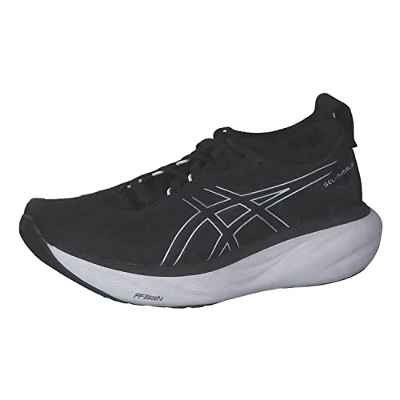 ASICS Nimbus 25 Zapatillas de Carretera para Mujer Negro Blanco 38 EU