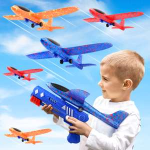 Avion de Juguete,Paquete de 3 Aviones para Exteriores