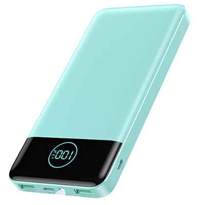 AXNEB Power Bank 13800mAh,[Pequeña Pero Poderosa] Batería Externa USB C In & out 3A Cargador Portátil de Alta Velocidad con Linterna Batería Portátil para iPhone 14/13 Samsung Huawei Xiaomi etc.