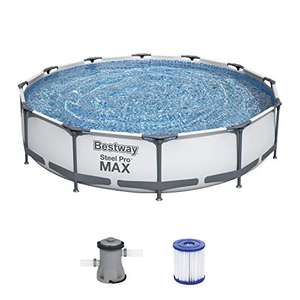 Bestway Steel Pro MAX 12' x 30"/3.66m x 76cm Pool Set