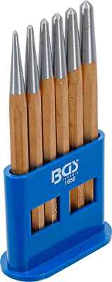 BGS 1656 | Juego de granetes | 6 piezas