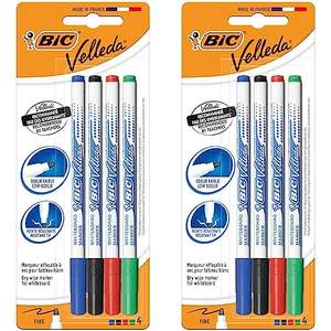 BIC Velleda Pack 8 rotuladores de colores de pizarra blanca (Paquete de 2)