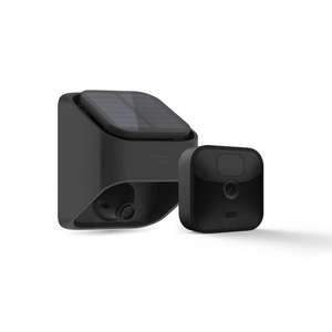 Blink Outdoor + Soporte de carga con panel solar: cámara de seguridad inteligente HD, inalámbrica, alimentada por energía solar
