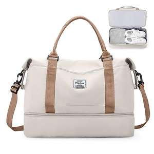 Bolsa de Viaje deporte de Mano Equipaje, Gimnasio Impermeable,de Fin de Semana para Hospital, de Natación para Playa,