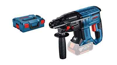 Bosch Professional 18V System GBH 18V-21 - Martillo perforador a batería (2,0 J, Ø máx. hormigón 21 mm, SDS plus, sin batería, en L-BOXX)
