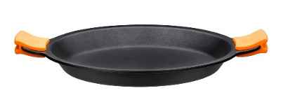 BRA Paellera, Negro, 36 cm