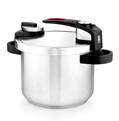BRA Tekna Olla a Presión Rápida, Acero Inoxidable, Gris, 22 cm