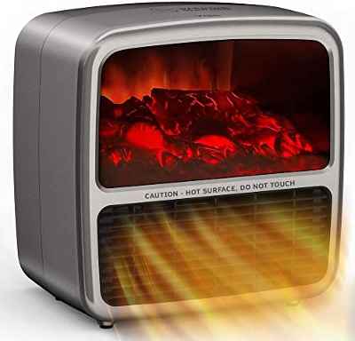 Calefactor chimenea cerámico.1500w