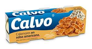 Calvo Calamares en Salsa Americana Pack 3 x 80g