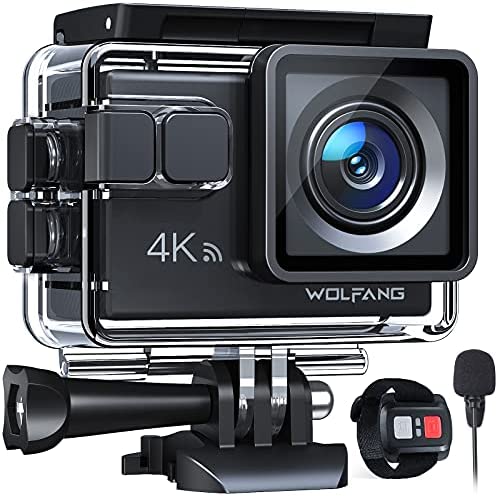 Cámara deportiva Wolfang 4K 30FPS