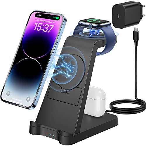 Cargador Inalambrico para iPhone 3 en 1