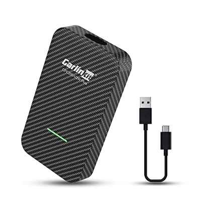 CarlinKit 2022 Carplay Adaptador inalambrico,Compatible con actualización OTA, transmisión de Datos de 5 GHz, Adecuado para Opel/Audi/Porsche/Volvo/Volkswagen/Ford/Peugeot/Citroen/Nissan/Honda, etc.
