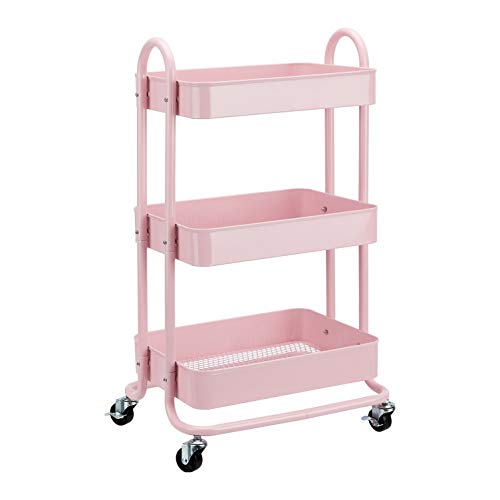 Carrito de cocina o multiuso de 3 niveles con ruedas