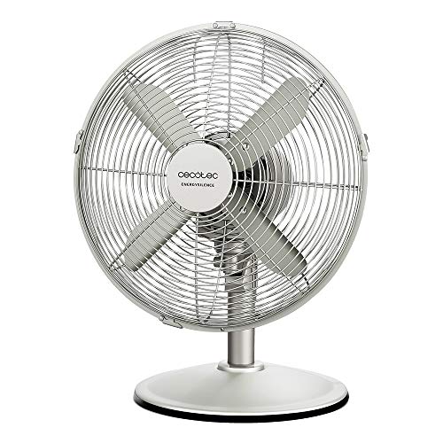 Cecotec Ventilador de Sobremesa EnergySilence 570 SteelDesk. 45 W