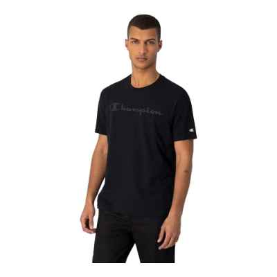 Champion American Classics Big Logo S-s Camiseta Hombre, Negro, S