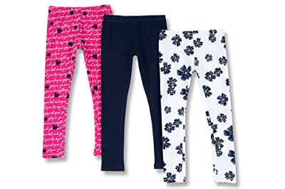 Chicco Set de Leggins de 3 Piezas para Niñas, Azul, 6 años