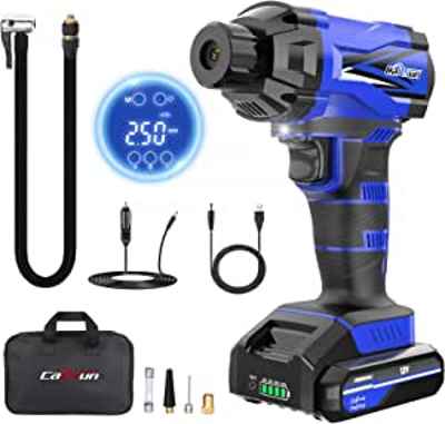 Compresor de aire portátil + accesorios