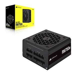 Corsair RM750e(2023) Fuente de Alimentación ATX Totalmente Modular de Bajo Ruido -Compatible con ATX 3.0 y PCIe 5.0 -Eficiencia 80 Plus Gold